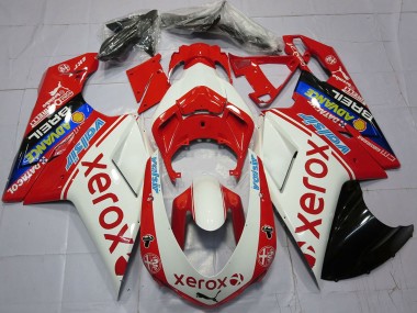 Ducati 848 1098 1198 Motorrad Verkleidung 2007-2014 - Weiss Rot Blau Glanzendes Schwarz Valsir Xerox