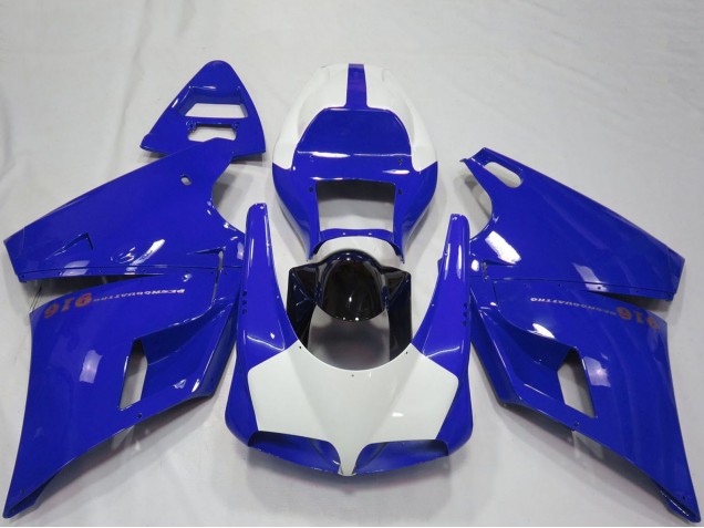 Ducati 916 Motorrad Verkleidung 1993-2005 - Blau Glanzendes Schwarz