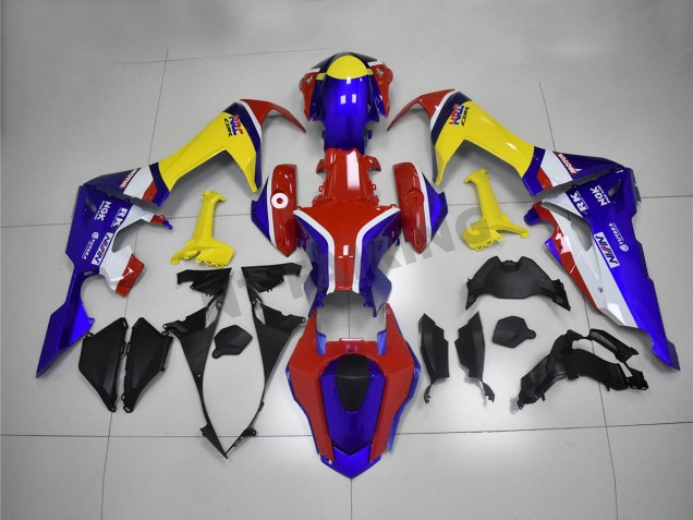 Honda CBR1000RR Motorrad Verkleidung 2017-2023 - Weiss Rot Blau Gelb
