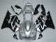 Honda CBR600 F4i Motorrad Verkleidung 2001-2003 - Silber Glanzendes Schwarz