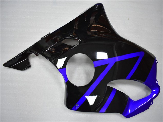 Honda CBR600 F4i Motorrad Verkleidung 2001-2003 - Blau Glanzendes Schwarz