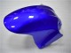 Honda CBR600 F4i Motorrad Verkleidung 2001-2003 - Blau Glanzendes Schwarz