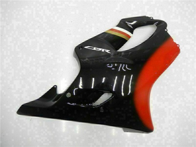 Honda CBR600 F4i Motorrad Verkleidung Kit 2001-2003 - Rot Glanzendes Schwarz