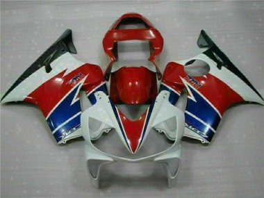 Honda CBR600 F4i Motorrad Verkleidung 2001-2003 - Weiss Rot Blau Schwarz