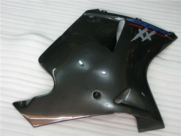 Honda CBR1100XX Blackbird Motorrad Verkleidung 1996-2007 - Glanzendes Schwarz