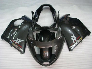 Honda CBR1100XX Blackbird Motorrad Verkleidung 1996-2007 - Glanzendes Schwarz