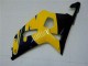 Suzuki GSXR 600/750 Motorrad Verkleidung 2001-2003 - Gelb Dunkel Blau Glanzendes Schwarz