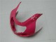 Suzuki GSXR 600/750 Motorrad Verkleidung 2001-2003 - Rosa Silber Glanzendes Schwarz