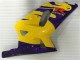 Suzuki GSXR 600/750 Motorrad Verkleidung 2001-2003 - Gelb Lila