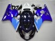 Suzuki GSXR 600/750 Motorrad Verkleidung 2004-2005 - Weiss Blau Schwarz