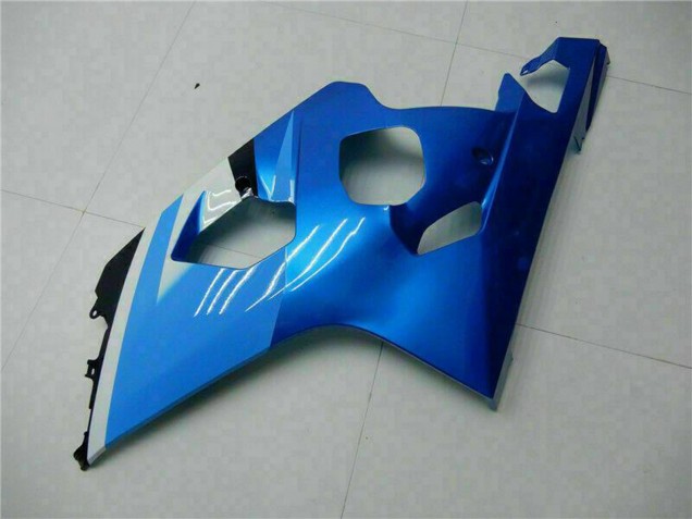 Suzuki GSXR 600/750 Motorrad Verkleidung 2004-2005 - Weiss Blau Schwarz