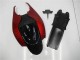 Suzuki GSXR 600/750 Motorrad Verkleidung 2006-2007 - Rot Glanzendes Schwarz