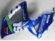 Suzuki GSXR 600/750 Motorrad Verkleidung 2008-2010 - Blau Weiss Grun Schwarz
