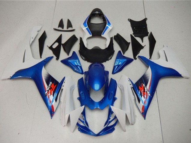 Suzuki GSXR 600/750 Motorrad Verkleidung 2011-2024 - Weiss Blau Schwarz Rot