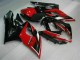 Suzuki GSXR 1000 Motorrad Verkleidung 2005-2006 - Rot Glanzendes Schwarz Matt Schwarz