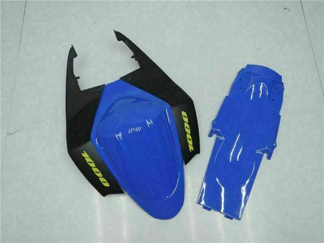 Suzuki GSXR 1000 Motorrad Verkleidung 2005-2006 - Blau Schwarz