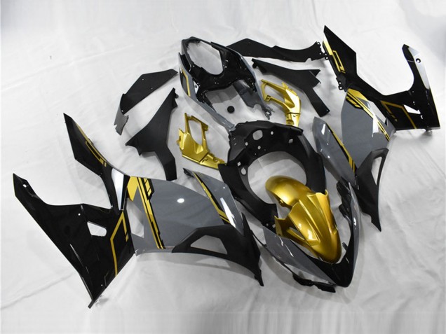 Kawasaki Ninja 400 Motorrad Verkleidung 2018-2024 - Nardo Grau Gold Schwarz
