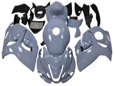 Suzuki GSXR 1300 Hayabusa Motorrad Verkleidung 2008-2020 - Glanzendes Nardo Grau