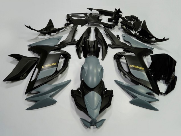Kawasaki Ninja 650 EX650 Motorrad Verkleidung 2020-2025 - Grau Schwarz Gold