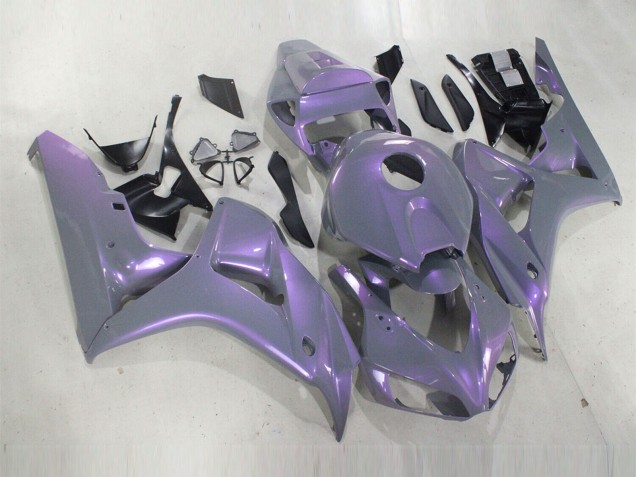 Honda CBR1000RR Motorrad Verkleidung 2006-2007 - Chameleon Grau Dazz Perl Lila