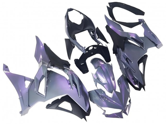 Kawasaki Ninja 500 EX500R Motorrad Verkleidung 2024-2025 - Chameleon Grau Dazz Perl Lila
