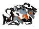 Kawasaki Ninja 500 EX500R Motorrad Verkleidung 2024-2025 - Nardo Grau Orange Schwarz
