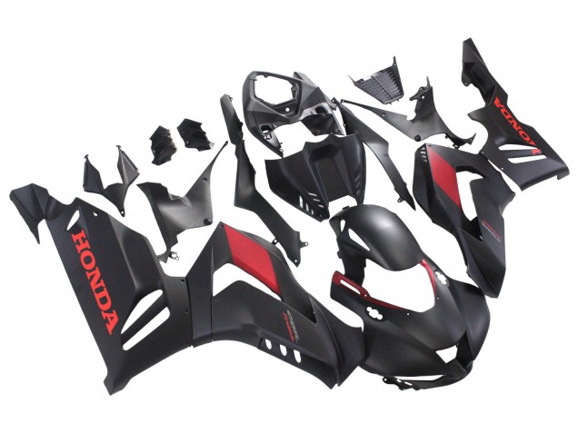 Honda CBR1000RR-R Motorrad Verkleidung 2020-2023 - Matt Schwarz Rot