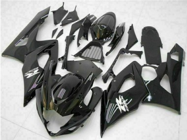Suzuki GSXR 1000 Motorrad Verkleidung 2005-2006 - Glanzendes Schwarz