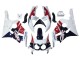 Honda CBR400RR NC29 Motorrad Verkleidung 1990-1999 - Weiss Rot Dunkel Blau Fireblade