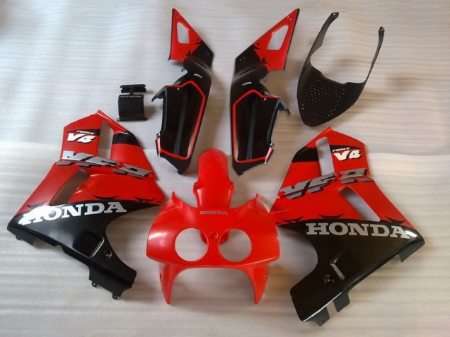 Honda VFR400R NC30 Motorrad Verkleidung 1988-1992 - Rot Schwarz