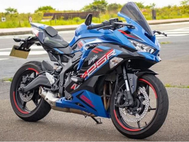 Kawasaki ZX25R ZX-25R Motorrad Verkleidung 2019-2025 - Blau Rot Grau