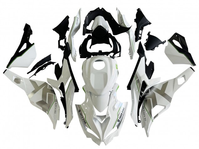 Kawasaki ZX25R ZX-25R Motorrad Verkleidung 2019-2025 - Weiss Silber Grun Schwarz Trick Star