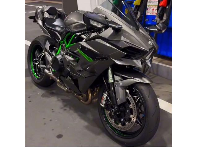 Kawasaki Ninja H2 Motorrad Verkleidung 2015-2022 - Grau