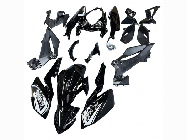 Kawasaki Z400 Motorrad Verkleidung 2018-2024 - Glanzendes Schwarz