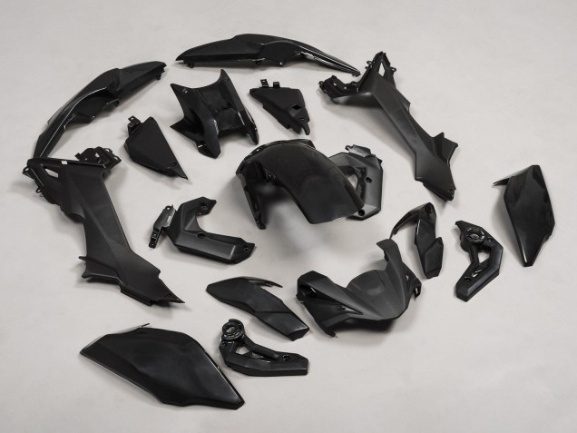 Kawasaki Ninja Z650 Motorrad Verkleidung 2017-2019 - Matt Schwarz