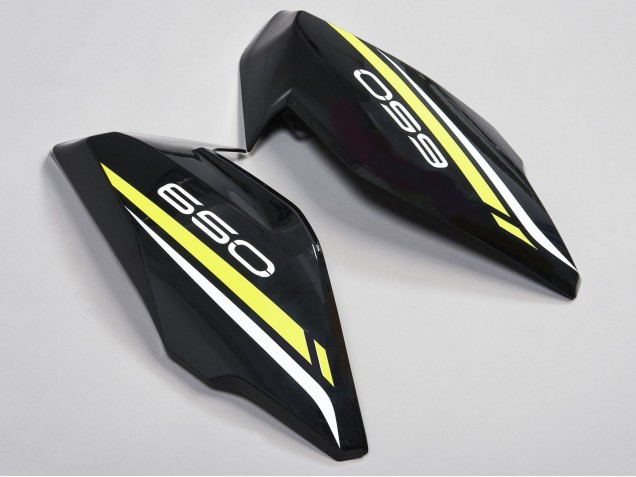Kawasaki Ninja Z650 Motorrad Verkleidung 2017-2019 - Schwarz Weiss Gelb