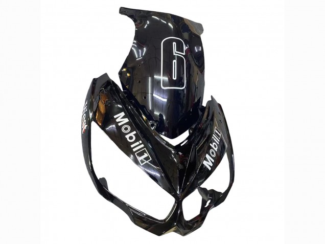 Kawasaki Z1000SX Motorrad Verkleidung 2010-2016 - Glanzendes Schwarz Gold Weiss Mobil West