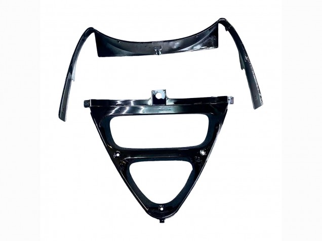 Kawasaki ZZR400 Motorrad Verkleidung 1993-2007 - Grun Glanzendes Schwarz Grun Monster Elf Touch4 Bridgestone