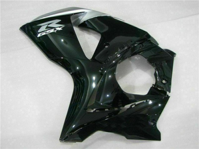 Suzuki GSXR 1000 Motorrad Verkleidung 2009-2016 - Glanzendes Schwarz Silber Weiss