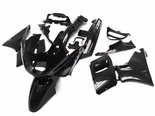 Kawasaki ZZR400 Motorrad Verkleidung 1993-2007 - Glanzendes Schwarz