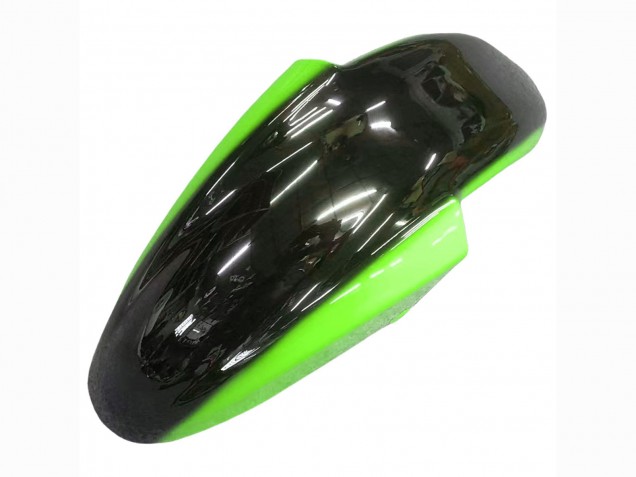 Kawasaki ZZR400 Motorrad Verkleidung 1993-2007 - Grun Glanzendes Schwarz Flamme