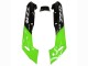 Kawasaki ZZR400 Motorrad Verkleidung 1993-2007 - Grun Glanzendes Schwarz Flamme