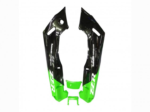 Kawasaki ZZR400 Motorrad Verkleidung 1993-2007 - Grun Glanzendes Schwarz Blau Monster Elf Touch4 Bridgestone