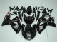 Suzuki GSXR 1000 Motorrad Verkleidung 2009-2016 - Glanzendes Schwarz Rot Leuchtfeuer Motul