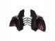 Kawasaki GTR1400/ZG1400 Motorrad Verkleidung 2007-2009 - Kastanienbraun Rot Schwarz