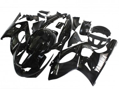 Yamaha YZF600R Thundercat Motorrad Verkleidung 1996-2007 - Glanzendes Schwarz