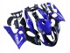 Yamaha YZF600R Thundercat Motorrad Verkleidung 1996-2007 - Blau Glanzendes Schwarz
