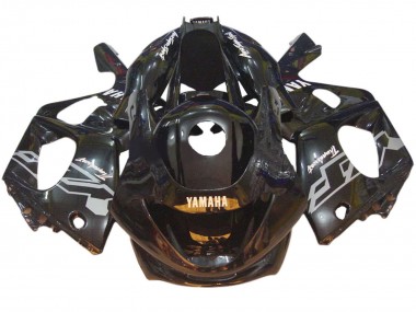 Yamaha YZF600R Thundercat Motorrad Verkleidung 1996-2007 - Glanzendes Schwarz Chameleon