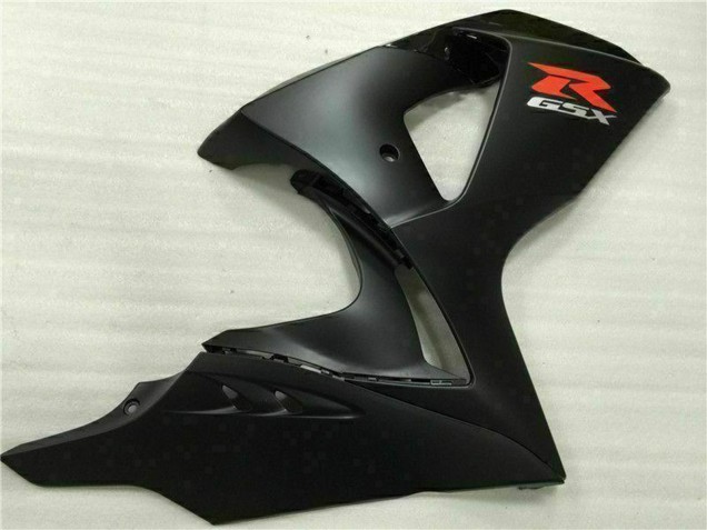 Suzuki GSXR 1000 Motorrad Verkleidung 2009-2016 - Glanzendes Schwarz Matt Schwarz