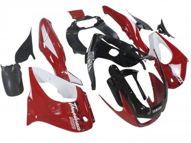 Yamaha YZF 1000R Thunderace Motorrad Verkleidung Kit 1997-2007 - Rot Schwarz Weiss Thunderace